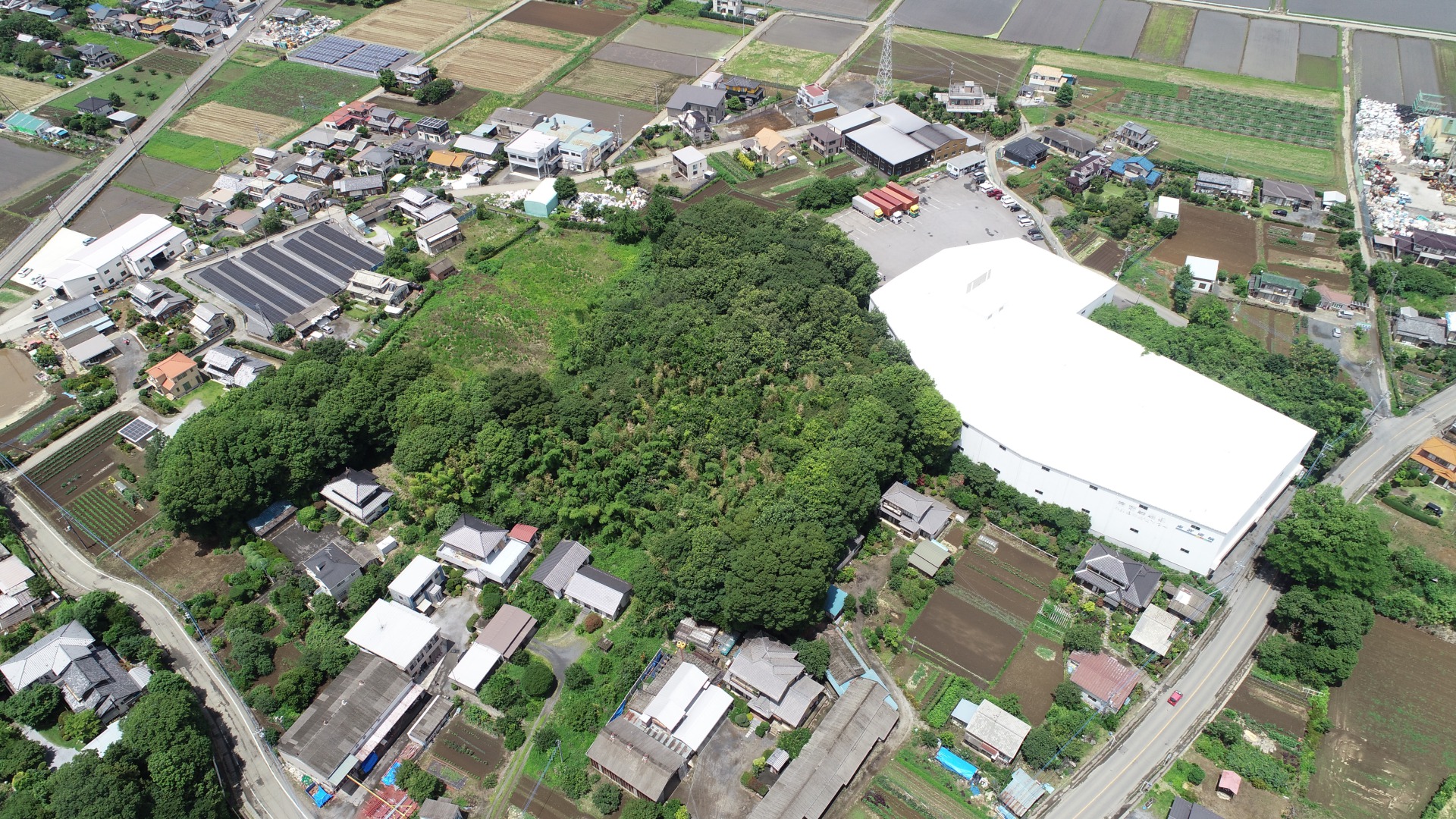 造成・設置前:群馬・邑楽町石打