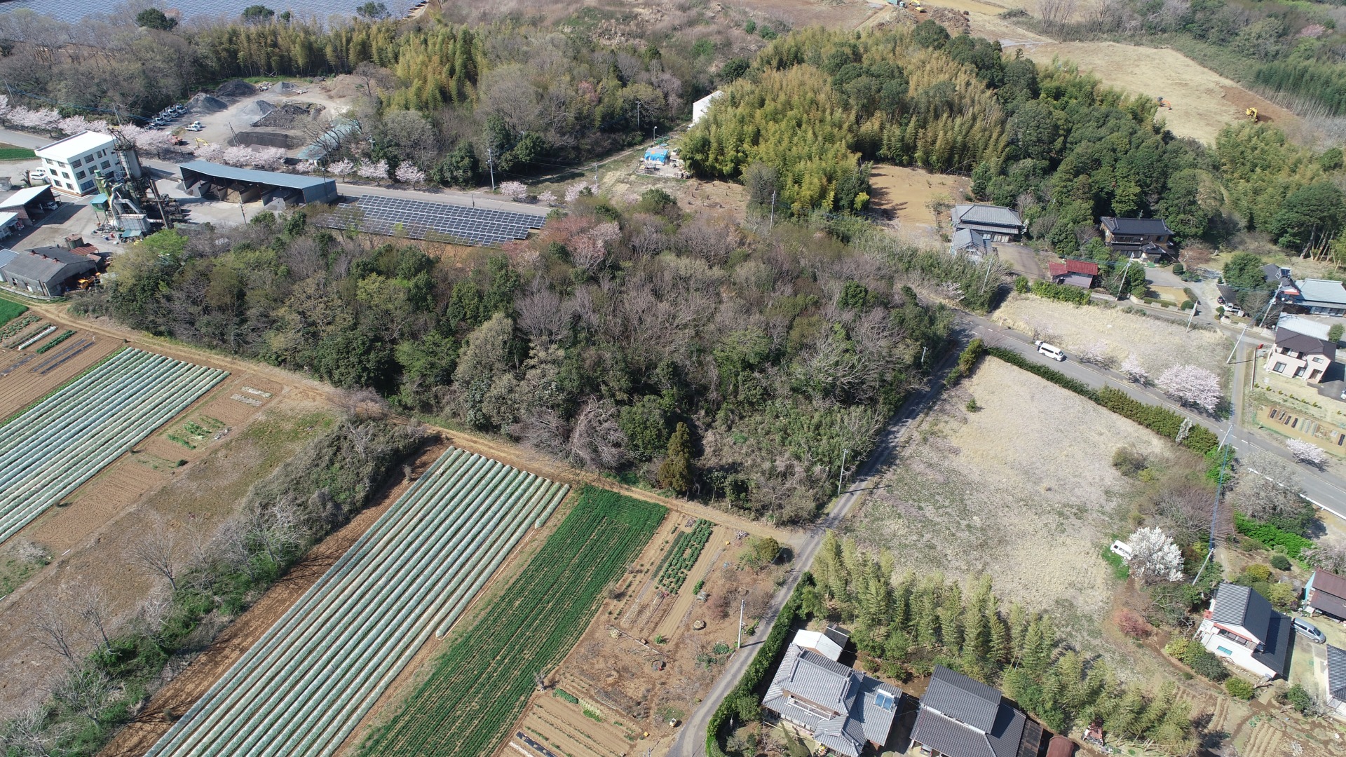 造成・設置前:茨城・つくばみらい