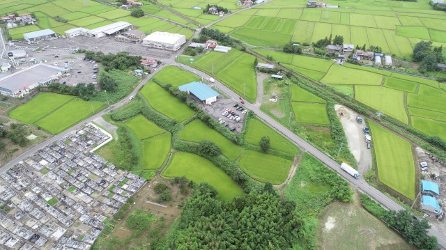 造成・設置前:福島・郡山市喜久田町