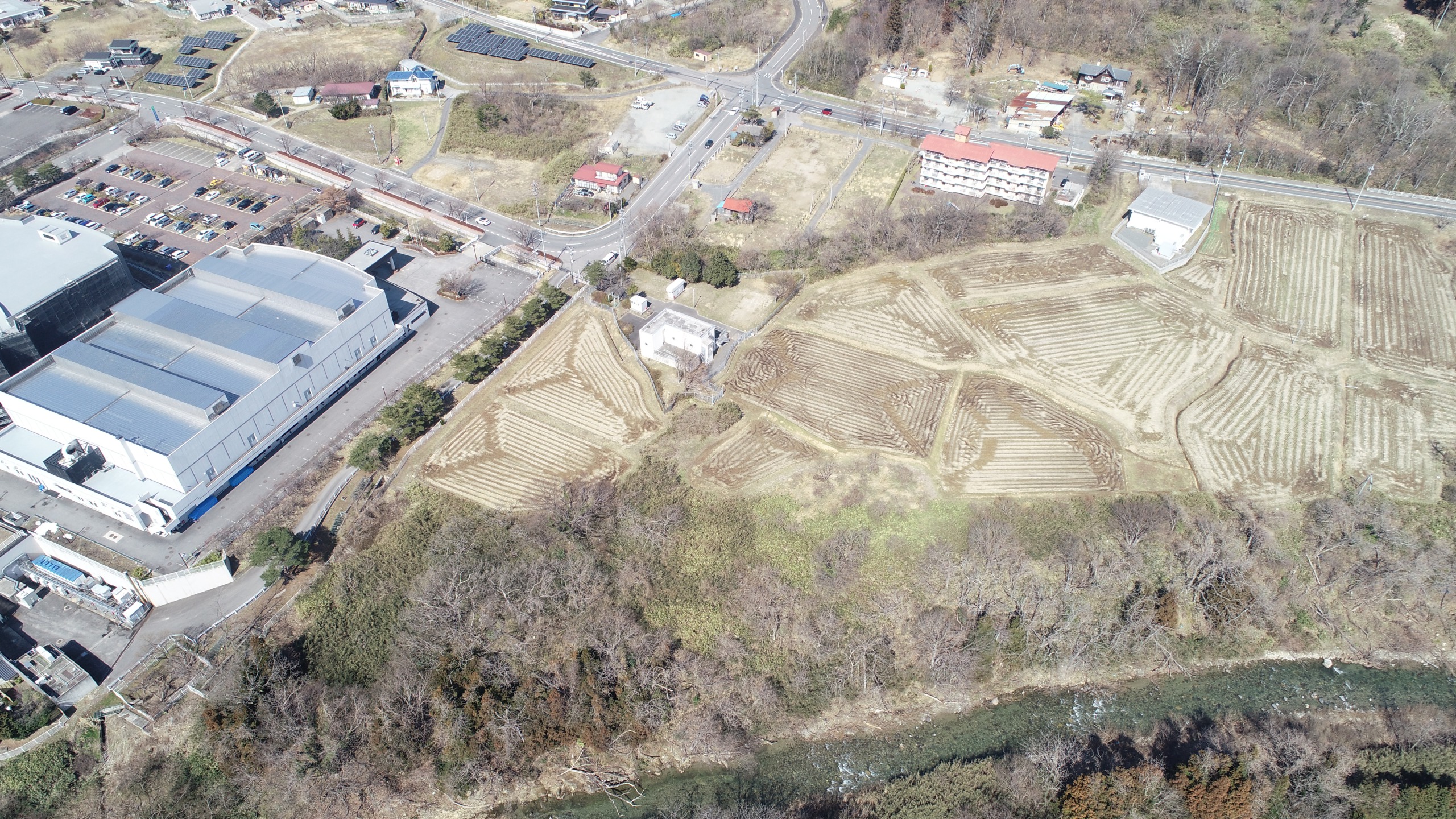 造成・設置前:福島・郡山市熱海町B