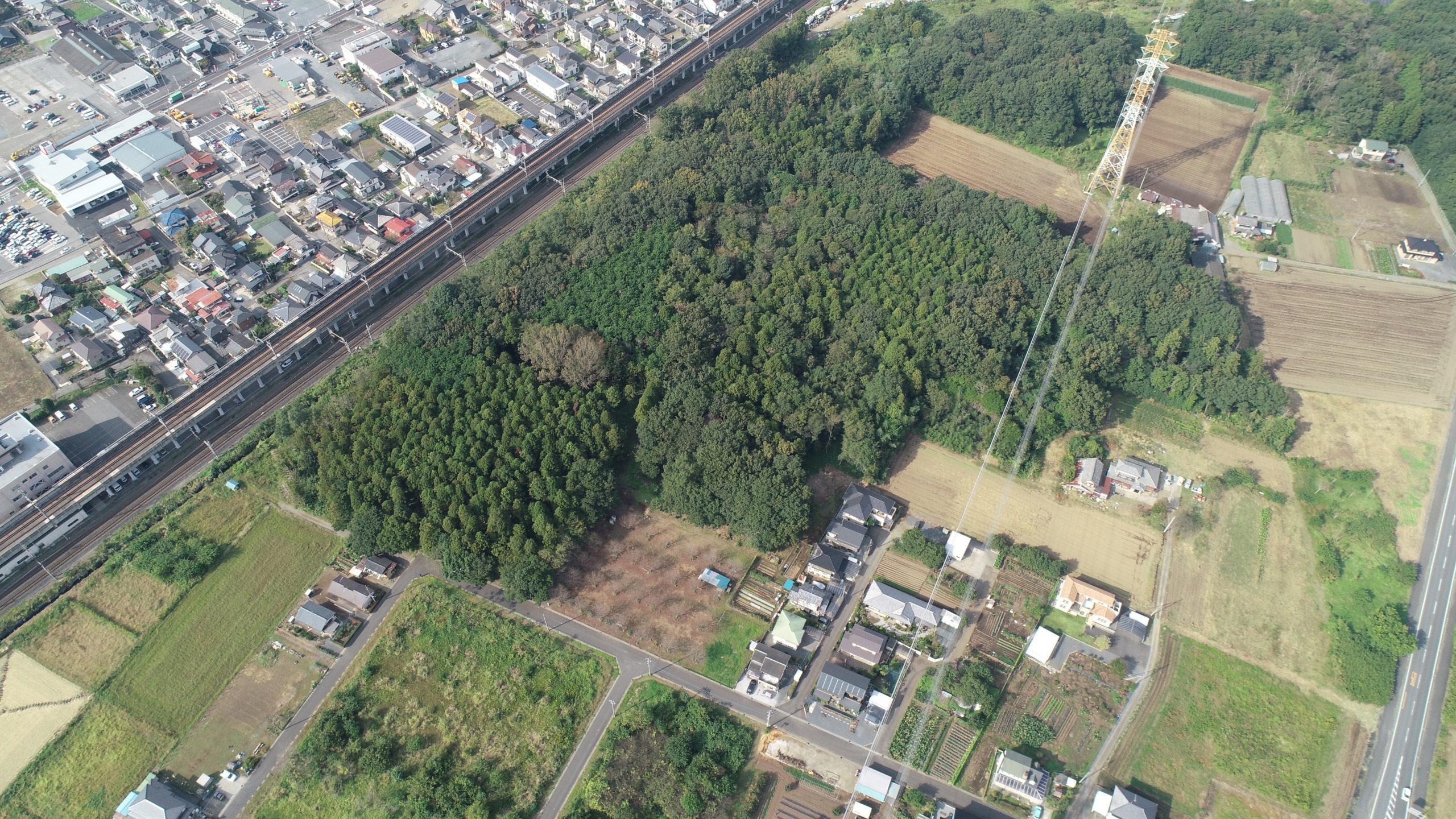 造成・設置前:栃木・小山市喜沢