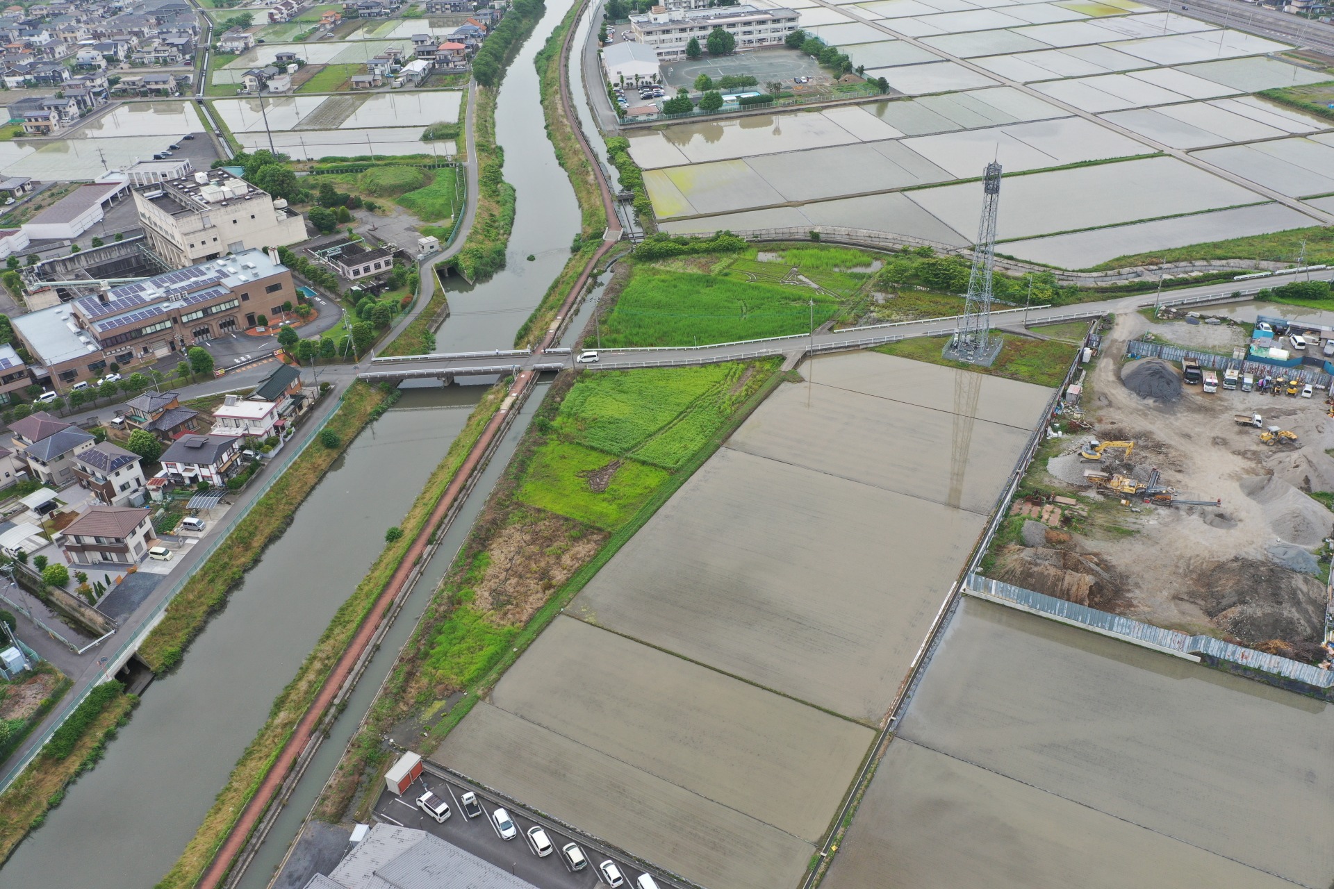 造成・設置前:埼玉・行田市佐間